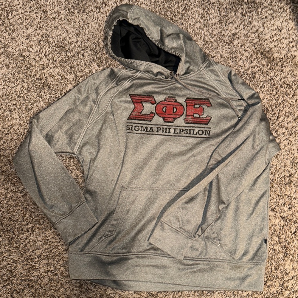 Grey Sigma Phi Epsilon Hoodie